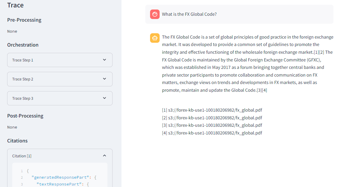 Knowledge Base Support for the Generic Bedrock Agent Test UI